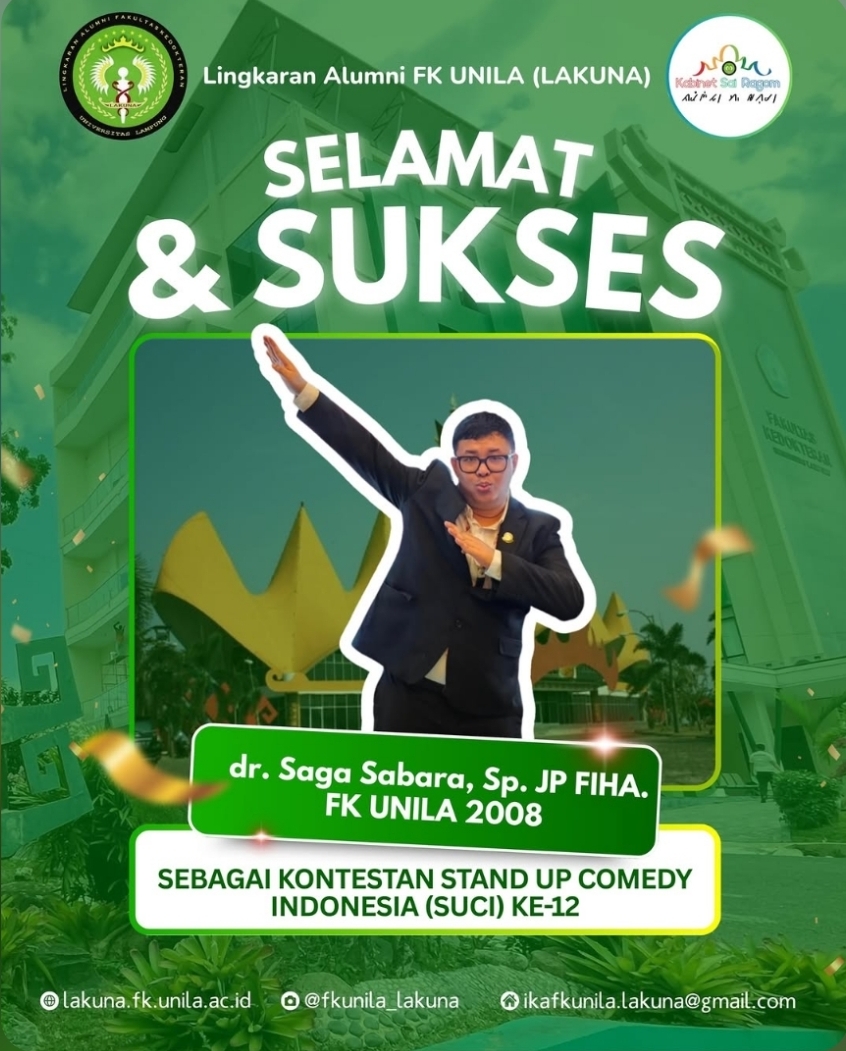 dr. Saga Sabara, Sp.JP, FIHA menjadi Finalis SUCI ke-12