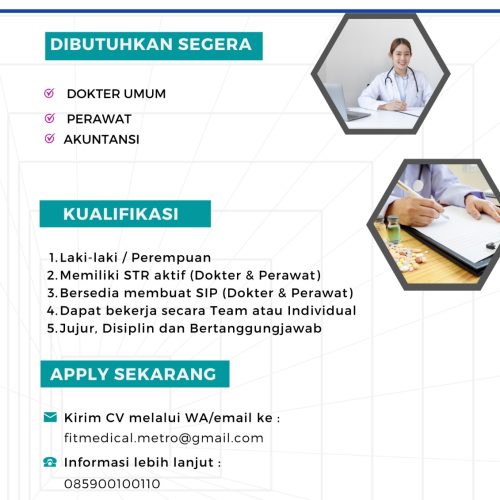 Lowongan Kerja Dokter Umum Klinik