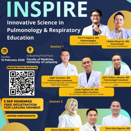 LAKUNA menyelenggarakan INSPIRE 2026: Forum Ilmiah Pulmonologi dan Edukasi Respirasi