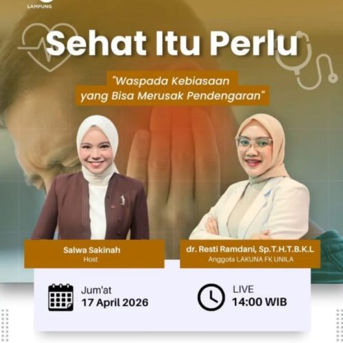 Sehat itu Perlu, dr. Resti Ramdani, Sp. THT-BKL Membahas Kebiasaan yang Dapat Merusak Pendengaran